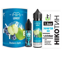 Купити Комплект для виготовлення рідини Love IT Organic 3/6 мг 60мл Blueberry Apple
