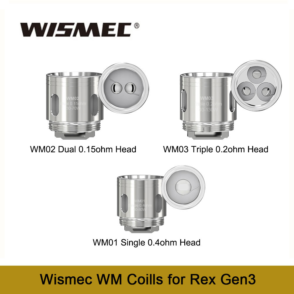Купити Сменный испаритель для Wismec Reuleaux RX GEN3 Kit & RX2 20700 Mod Kit & Gnome Tank (WM01, WM02, WM03)