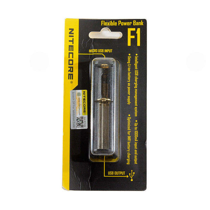 Купити Компактное зарядное устройство-повербанк Nitecore F1 для Li-Ion аккумуляторов