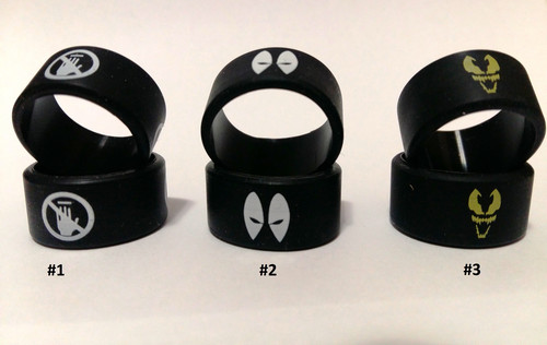Купити Широкие антискользящие силиконовые кольца (Vape Band) 22 мм*12 мм