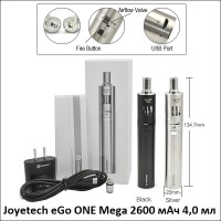Купить Электронная сигарета Joyetech eGo ONE Mega 2600 мАч 4,0 мл (набор)