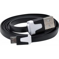 Купить Кабель плоский USB - Micro USB (1 метр)